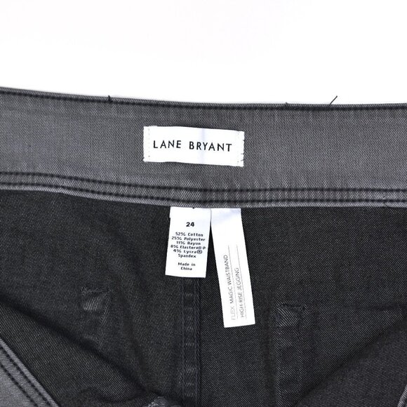 Lane Bryant Flex High Rise 3 Button Jegging Gray 24 - Picture 6 of 6